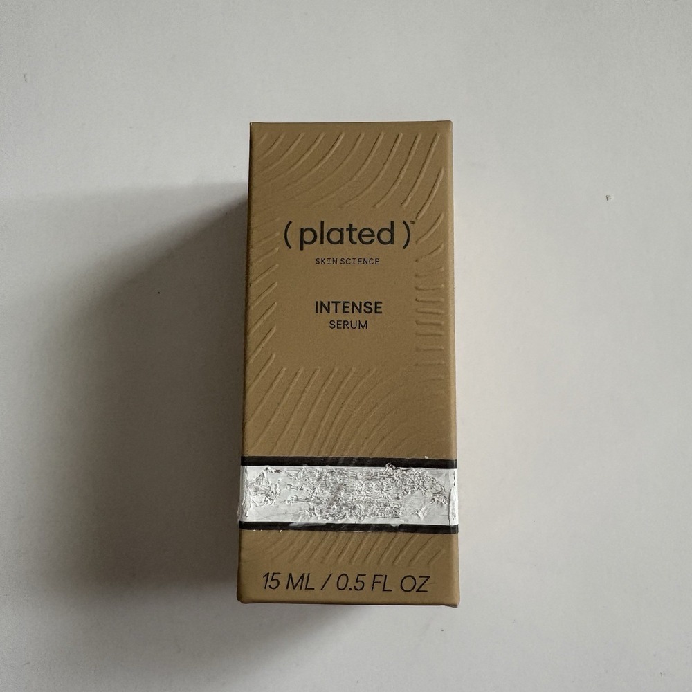 Plated Intense Serum Anti-Aging Exosome Peptid NEW IN BOX Sealed 15ml/.5oz